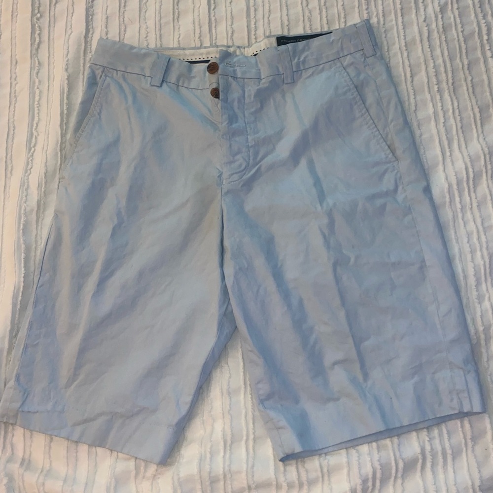 Light blue dress shorts